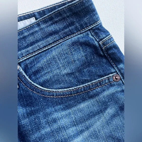 AG ADRIANO GOLDSCHMIED HaileyCutt Off EX Boyfriend Denim Shorts
